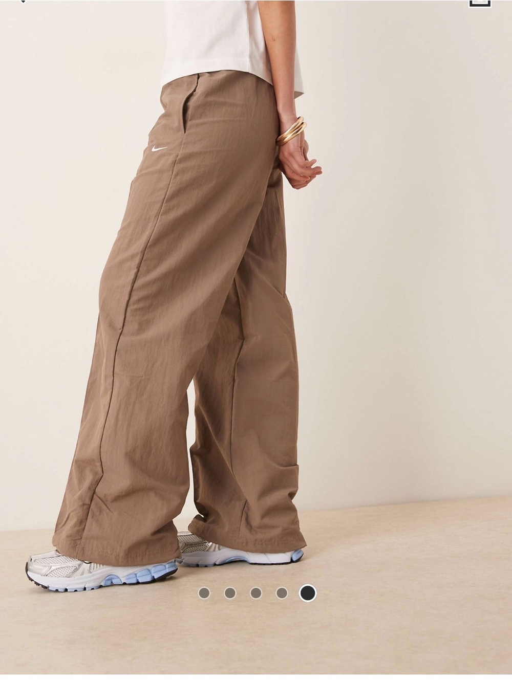 Nike Men's Cargo Wide-Leg Pants in Brown